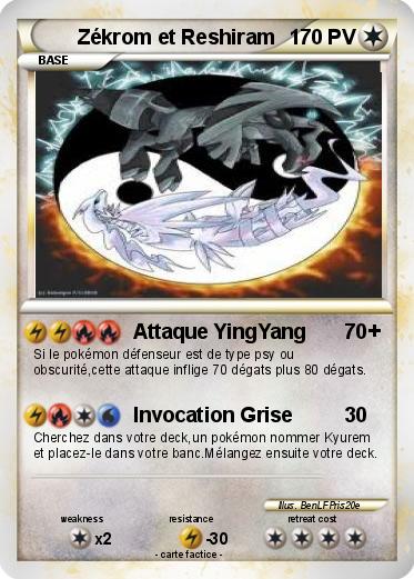 Pokemon Zékrom et Reshiram