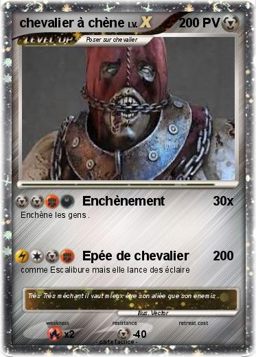 Pokemon chevalier à chène