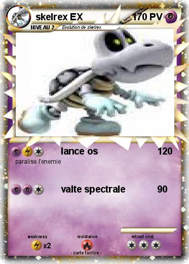 Pokemon skelrex EX