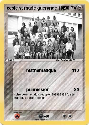 Pokemon ecole st marie guerande 1950