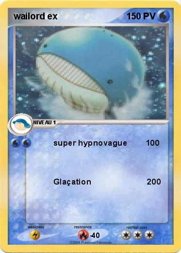 Pokemon wailord ex                          