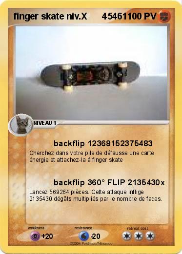 Pokemon finger skate niv.X      45461