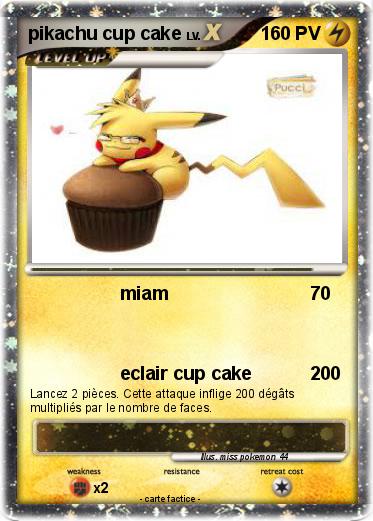 Pokemon pikachu cup cake