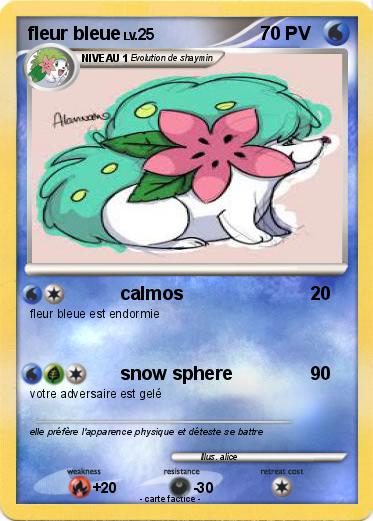Pokemon fleur bleue