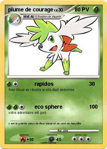 Pokemon plume de courage