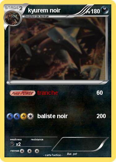 Pokemon kyurem noir