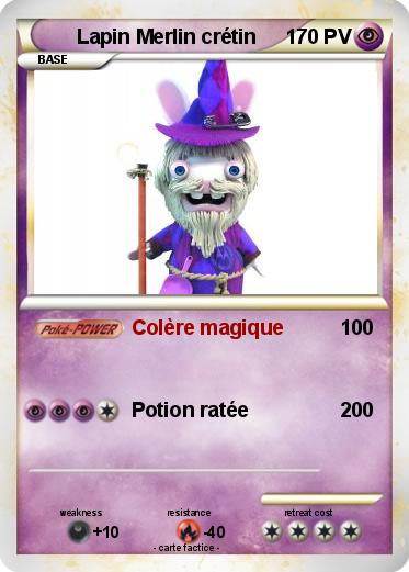 Pokemon Lapin Merlin crétin