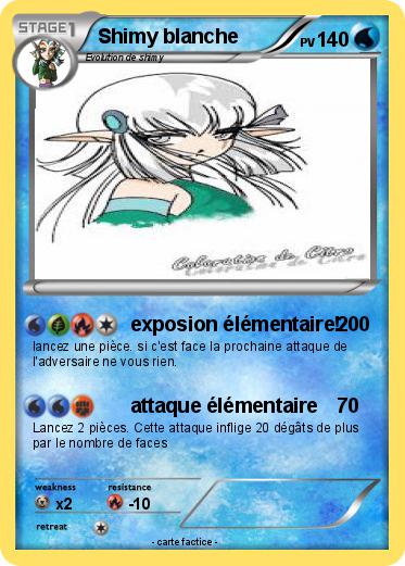 Pokemon Shimy blanche