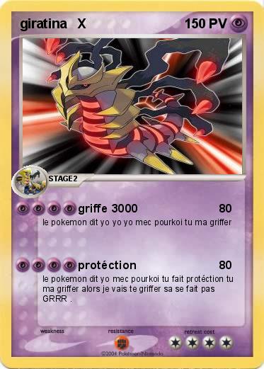 Pokemon giratina   X