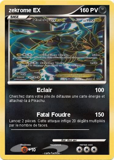 Pokemon zekrome EX