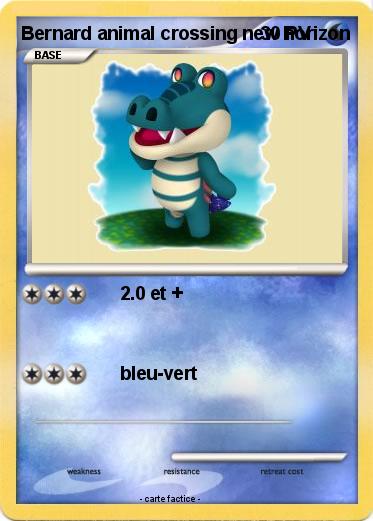 Pokemon Bernard animal crossing new horizon