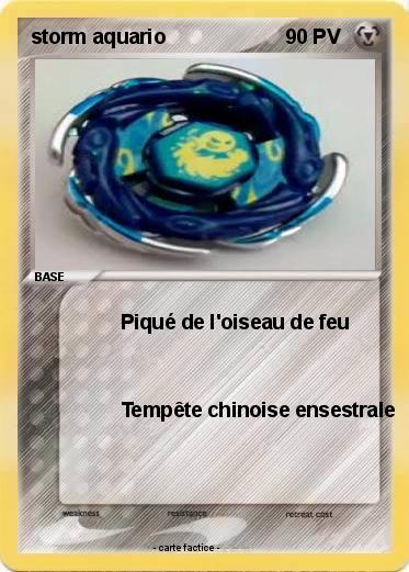 Pokemon storm aquario