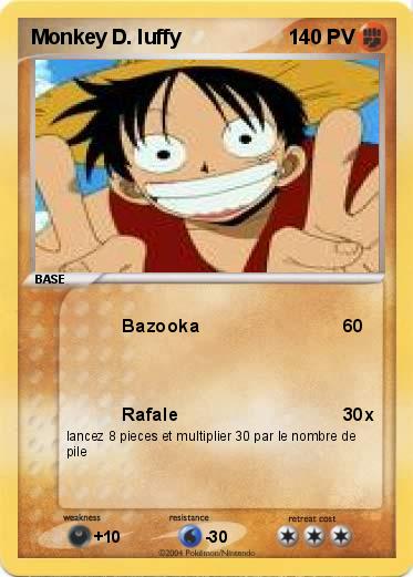 Pokemon Monkey D. luffy