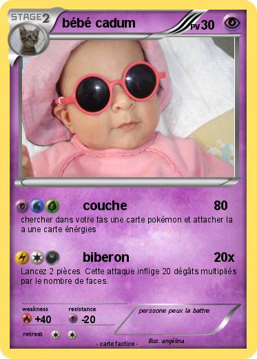 Pokemon bébé cadum