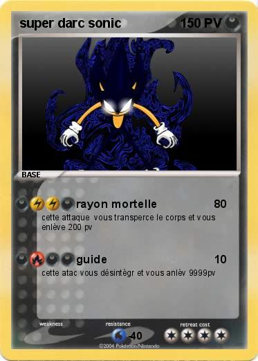 Pokemon super darc sonic