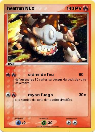 Pokemon heatran Ni.X