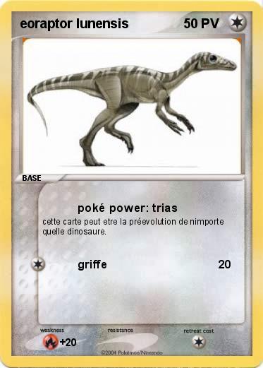 Pokemon eoraptor lunensis