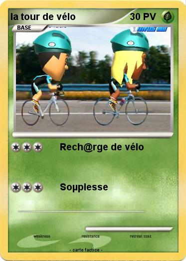 Pokemon la tour de vélo
