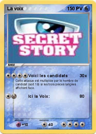 Pokemon La voix
