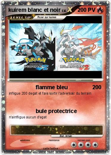 Pokemon kuirem blanc et noir