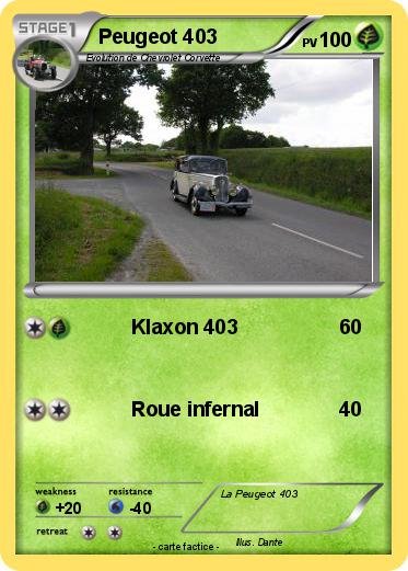 Pokemon Peugeot 403