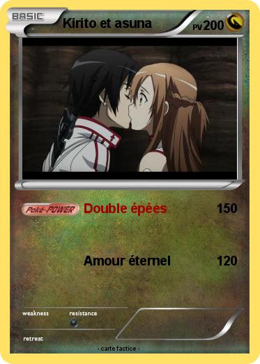 Pokemon Kirito et asuna