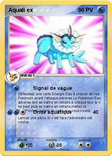 Pokemon Aquali ex