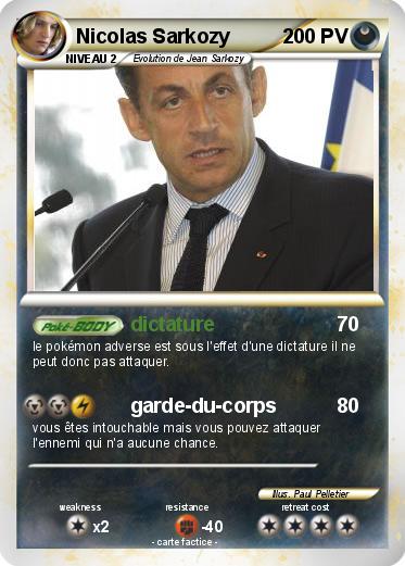 Pokemon Nicolas Sarkozy