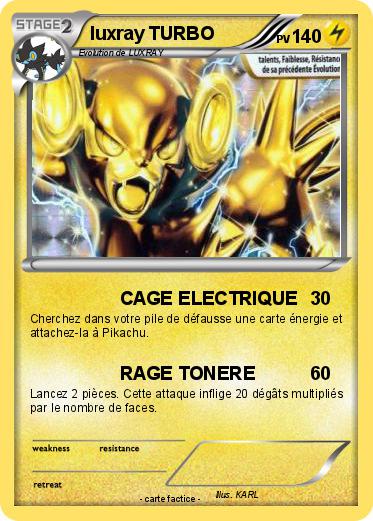 Pokemon luxray TURBO