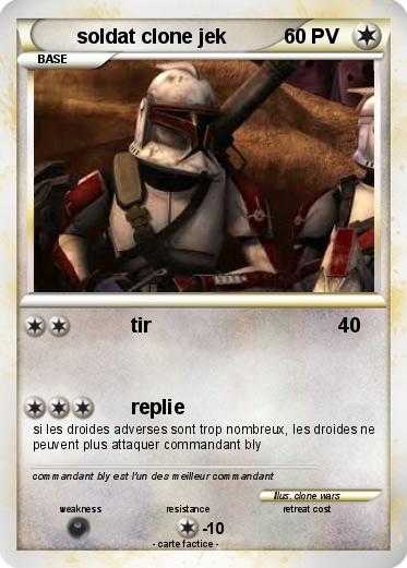 Pokemon soldat clone jek