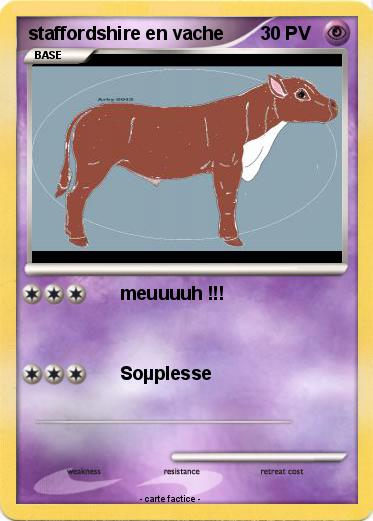 Pokemon staffordshire en vache