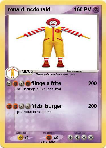 Pokemon ronald mcdonald