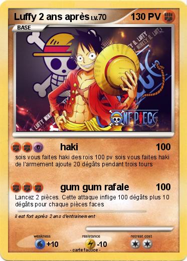 Pokemon Luffy 2 ans après