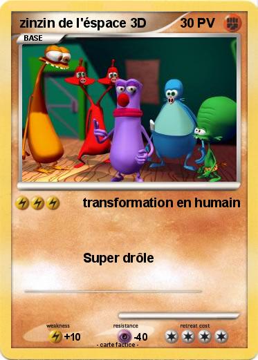 Pokemon zinzin de l'éspace 3D