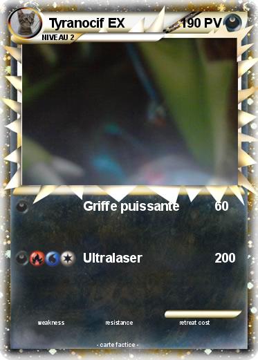 Pokemon Tyranocif EX
