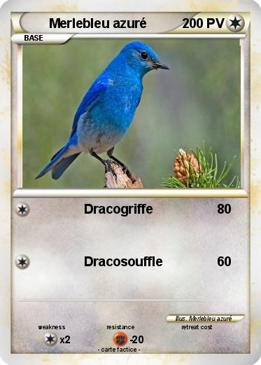 Pokemon Merlebleu azuré