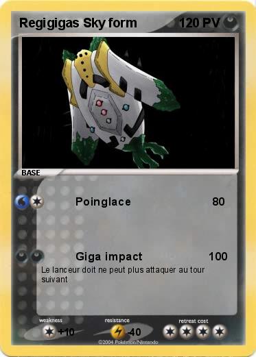 Pokemon Regigigas Sky form