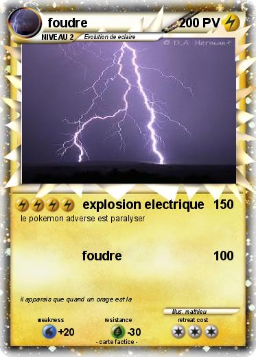 Pokemon foudre