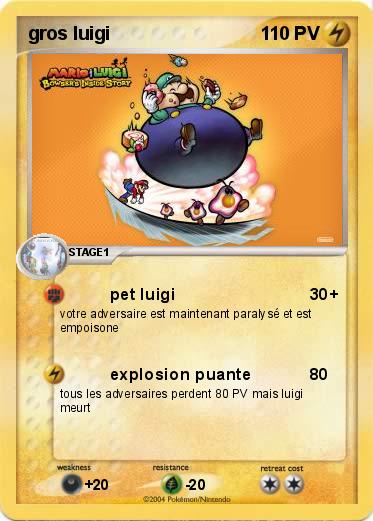 Pokemon gros luigi