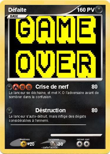 Pokemon Défaite