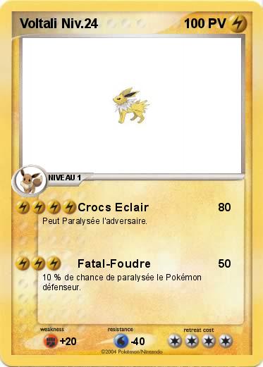 Pokemon Voltali Niv.24 