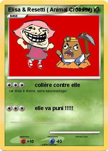 Pokemon Elisa & Resetti ( Animal Crossing )