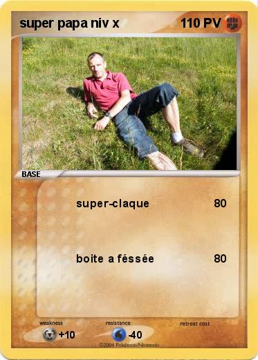 Pokemon super papa niv x