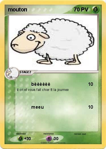 Pokemon mouton