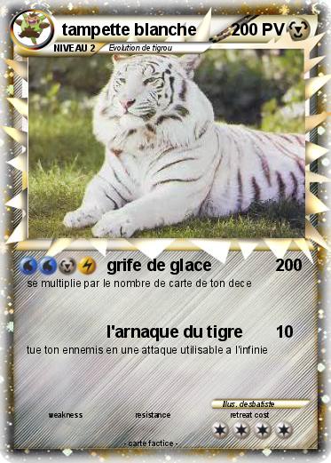 Pokemon tampette blanche