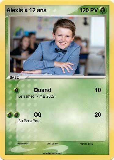 Pokemon Alexis a 12 ans