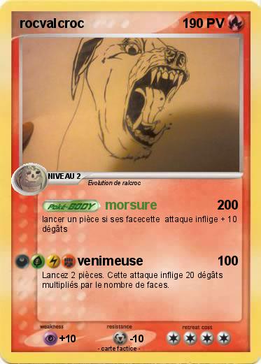 Pokemon rocvalcroc