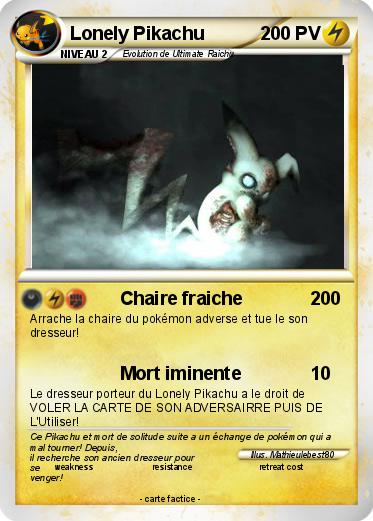 Pokemon Lonely Pikachu