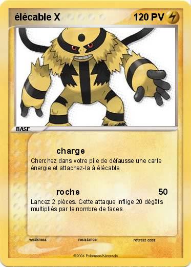 Pokemon élécable X