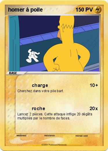 Pokemon homer à poile